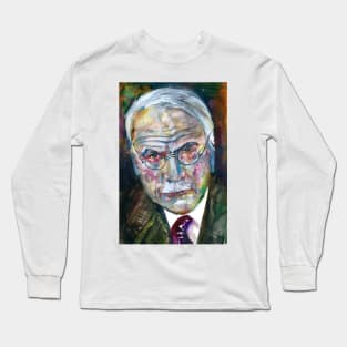 CARL JUNG - watercolor portrait .5 Long Sleeve T-Shirt